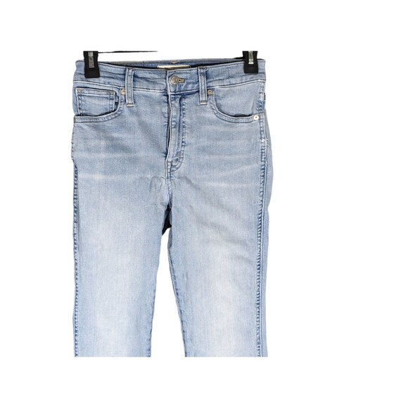 Madewell Light Blue Denim High Rise Skinny Jeans Women's Size 4 - Picture 3 of 10